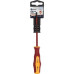 Отвертка диэлектрическая шлицевая Кобальт 248-771 ultra grip sl 3,0х100 мм cr-v, двухкомпонентная ру