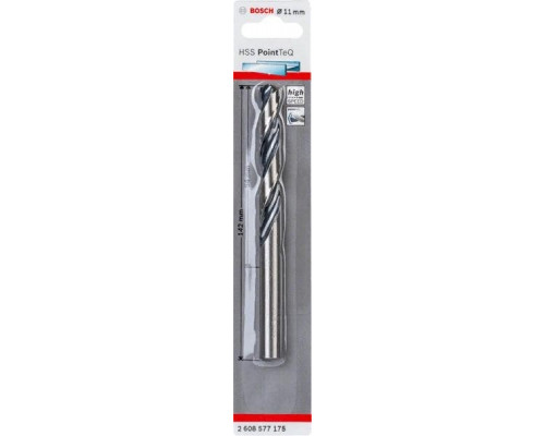Сверло по металлу BOSCH HSS PointTeQ 11 мм 2608577175