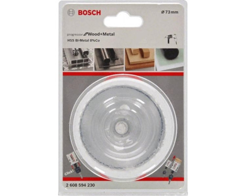 Коронка биметаллическая BOSCH PROGRESSOR 73 мм bim mm, new 2608594230