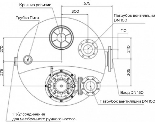 Установка канализационная SFA Cubic 1 SC5.5T