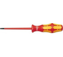Отвертка диэлектрическая WERA Kraftform Plus 100 VDE 1000 V 167i TORX TX 5 х 80 мм WE-006181 WE-006181