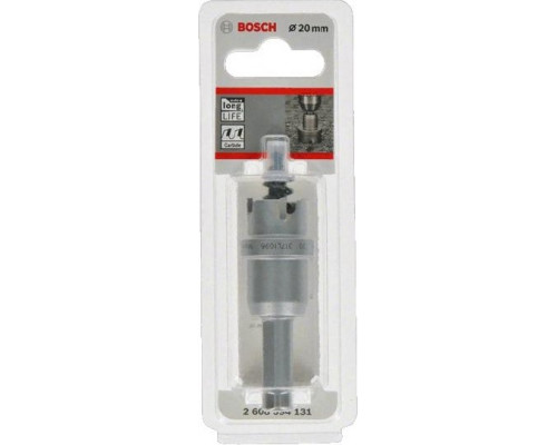 Коронка биметаллическая BOSCH Precision for Sheet Metal твердосплав 20 мм с напайками 2608594131