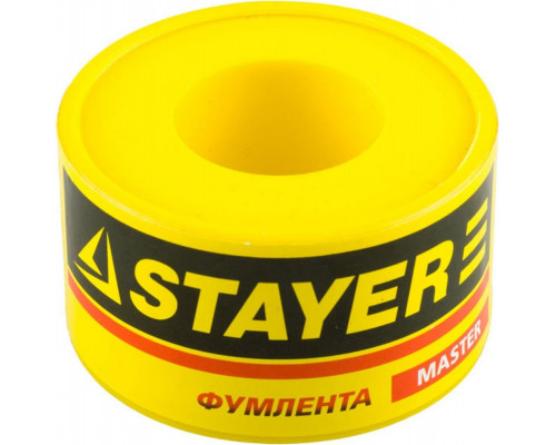 Фум лента STAYER MASTER плотность 0,40 г/см3, 0,075ммх25ммх10м 12360-25-040