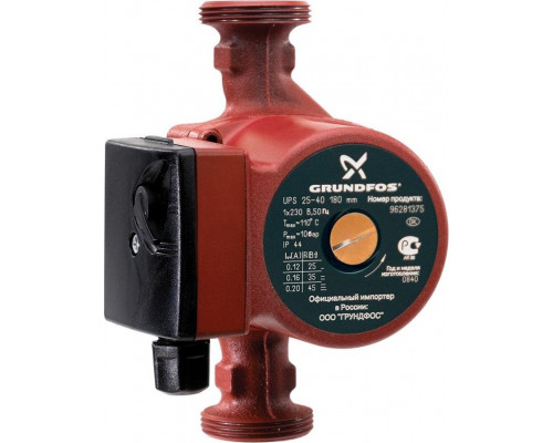 Циркуляционный насос Grundfos UPS 25-40 N 96913060