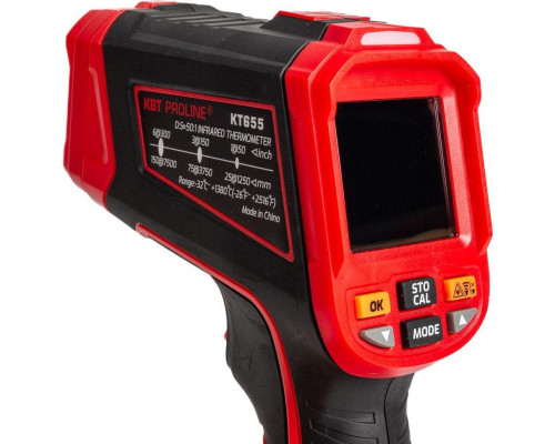 Пирометр КВТ KT 655 PROLINE бесконтактный цифровой 87247