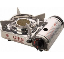 Газовая плита TOURIST LOTOS CERAMIC TR-350 керамическая конфорка, без переходника (Вьетнам) TR-350