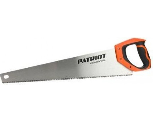 Ножовка по дереву PATRIOT WSP-500L TPI крупный зуб, 3-х сторонняя заточка, 500мм 350006013