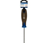 Отвертка крестовая Кобальт 912-069 polywood ph-0х75 мм cr-v, древесно-полимерная руко