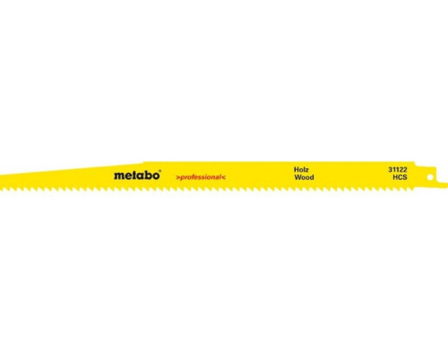 Полотна для сабельных пил METABO S1344D 300x1,25/4,0 мм HCS (2шт.) 631122000