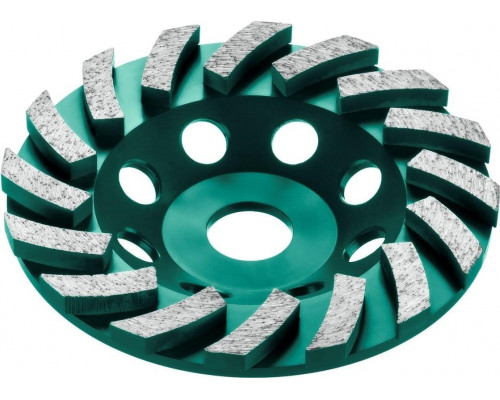 Алмазная чашка KRAFTOOL INDUSTRIAL Turbo d125 мм сегментная 33368-125