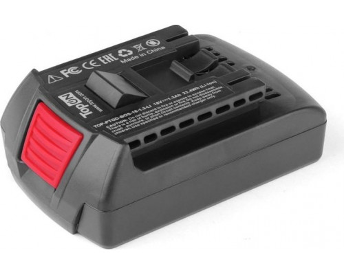 Аккумулятор TopON для Bosch 18В, 1.3Ah (Li-Ion) TOP-PTGD-BOS-18-1.3-Li