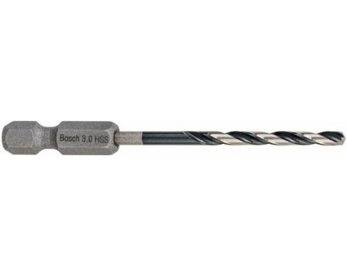 Сверло по металлу BOSCH 3,0 х 33/72 мм, Impact Control (10 шт.) с шестигранным хвостовиком 2608577118