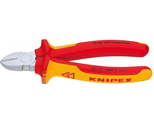 Бокорезы диэлектрические KNIPEX 7006160 1000 V, 160 мм KN-7006160