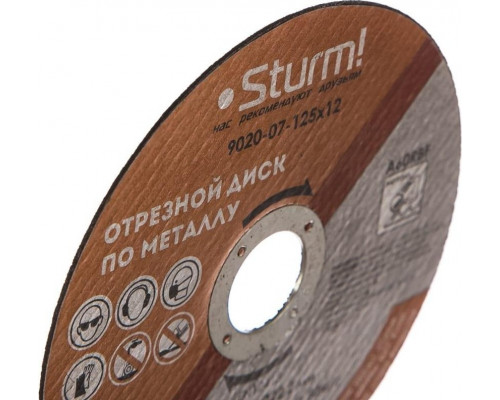 Отрезной круг по металлу Sturm 9020-07-125x12