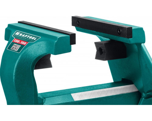 Тиски KRAFTOOL FORGE-130/150 с регулировкой компенсации люфта 32700-150