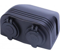 Разъем USB SKIPPER SK-DS6-1021/2023 5В 3.1А и прикуриватель для крепления на приборную панель SK-DS6-1021/2023