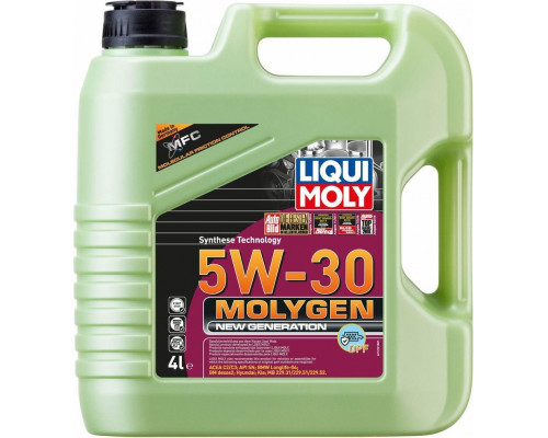 Масло моторное LIQUI MOLY SAE 5W30 Molygen New Generation DPF 4 л 21225 21225