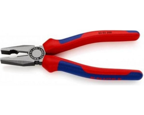 Плоскогубцы KNIPEX 0302200SB 200 мм комбинированные KN-0302200SB