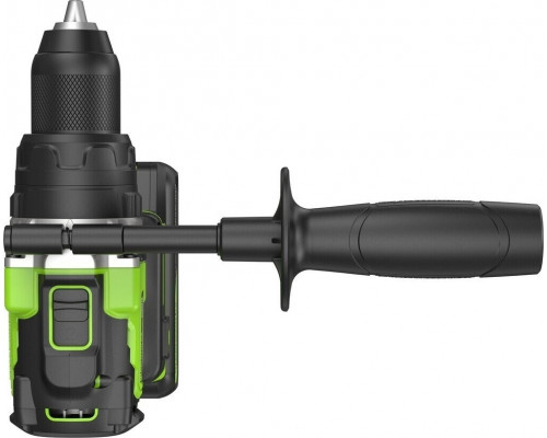 Дрель-шуруповерт аккумуляторная GREENWORKS GD24DD140 ударная, 24V, АКБ 4Ач и ЗУ 3707607CUB