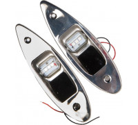 Огни ходовые SKIPPER SK-00195LD врезные (нержавеющая сталь)