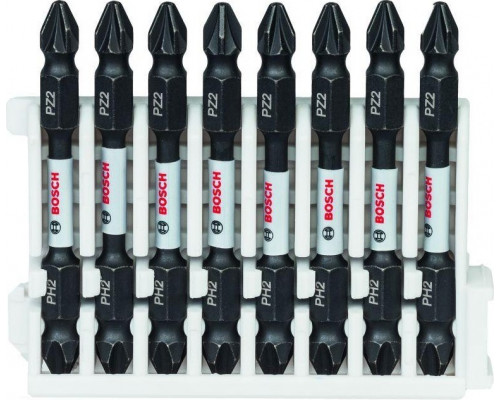 Кассета бит BOSCH Pick and Click IMPACT 65 мм 8 предметов PH2/PZ2 2608522333