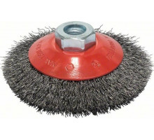 Щетка обдирочная для УШМ BOSCH коническая D-100 мм М14 2608622057