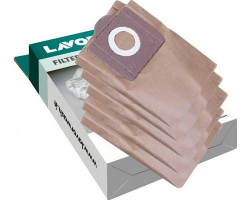 Фильтр-мешок бумажный Lavor 25X55X12cm WITH VALVE D.68 (5шт.) 5.212.0016