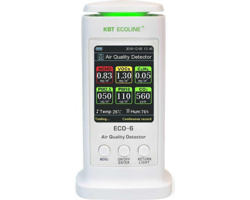 Анализатор воздуха КВТ ECO-6 ecoline 79142