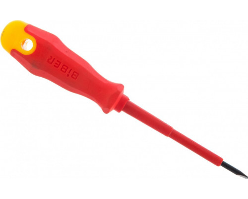 Отвертка диэлектрическая шлицевая Biber 85591 SL 3х75мм тов-079500