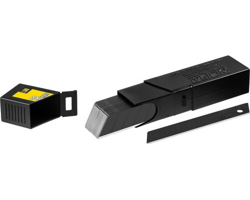 Лезвие для ножа Olfa OL-LBB-50B black max сегментированное, 8 сегментов, 18х100х0,