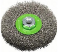 Щетка обдирочная для УШМ BOSCH круглая INOX D-115 мм М14 2608622107