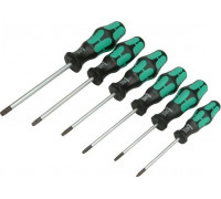 Набор отверток WERA Kraftform Plus Серия 300 367/6 SATZ 6TLG. WE-028062 WE-028062