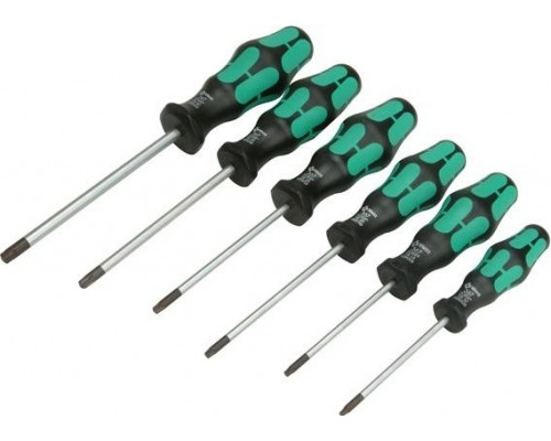 Набор отверток WERA Kraftform Plus Серия 300 367/6 SATZ 6TLG. WE-028062 WE-028062