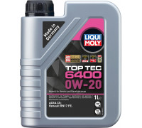 Масло моторное LIQUI MOLY SAE 0W20 Top Tec 6400 1 л 21584 21584
