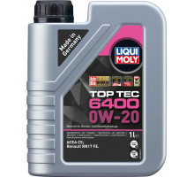 Масло моторное LIQUI MOLY SAE 0W20 Top Tec 6400 1 л 21584 21584