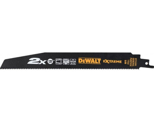 Полотна для сабельных пил универсальные DeWALT BIM 228 мм S1120BF (5шт.) DT2308L-QZ DT2308L-QZ