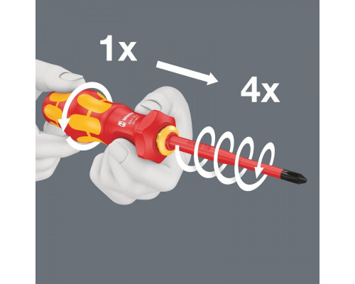Рукоятка-держатель, 9x125 мм WERA 05057481001 827 T i Kraftform Turbo VDE 9x125 мм WE-057481