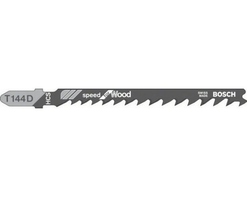 Пилки по дереву BOSCH T144D (5 шт.) 2608630040