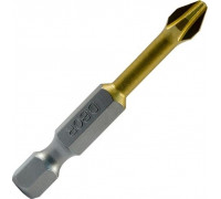 Бита с покрытием нитридтитана D.BOR PH2, 50 мм TORSION (D-THT-PH02-050-010) D04-DTHTPH02050010