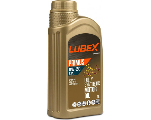 Масло моторное Lubex PRIMUS SJA 0W20 1 л. синтетическое L034-1331-1201