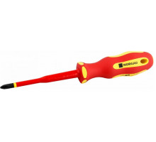 Отвертка крестовая диэлектрическая Norgau PH1x80мм крестовая vde slim 067074110