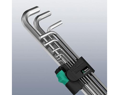 Набор шестигранников WERA 950 PKL/9 SM N CLIP, 9 предметов, арт. WE-022087