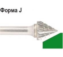 Бор-фреза по металлу D.BOR форма J зенкер с вершиной 60°16,0*15,0/63,0 хв.6мм 9f-19160k02d W-040-9F-19160K02D