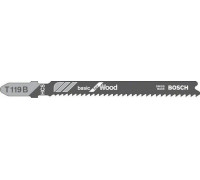 Пилки по дереву BOSCH T119В (5шт.) 2608630037