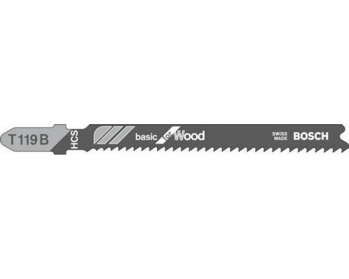 Пилки по дереву BOSCH T119В (5шт.) 2608630037
