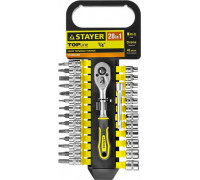 Набор бит и головок STAYER RSS 28S 28 предм. 27754-H28