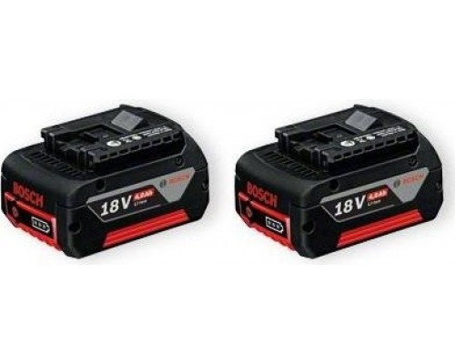 Набор аккумуляторов BOSCH GBA 18,0V 4,0 Ah Li-Ion (2шт) 1600Z00042