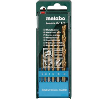 Набор сверл по металлу METABO HSS-TiN 6 шт. (2-8 мм) 627171000 627171000