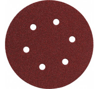 Круг шлифовальный на липучке METABO 150 мм 6 отв. Р120 professional (25шт.) 624023000