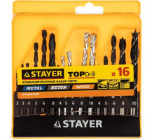 Набор сверл универсальных STAYER PROFI 29720-H16 29720-H16